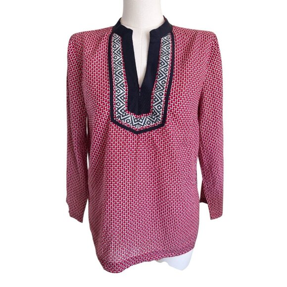 Talbots Tops - Talbots Petites V-Neck 3/4-Sleeve Pullover Tunic Top Blouse Women's Sz SP